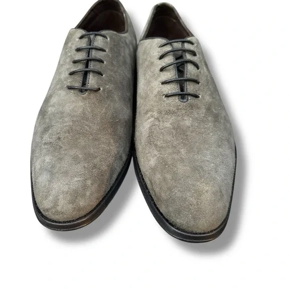 Marc Joseph Mens Lace up Watts St Gray Oxford‎ Dress Shoe in Gray Size 7